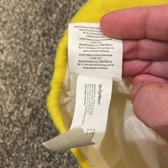 Pokémon Pikachu Child Kid Elastic Hat with Ears | Children’s Kids Cap Costume - Picture 5 of 6